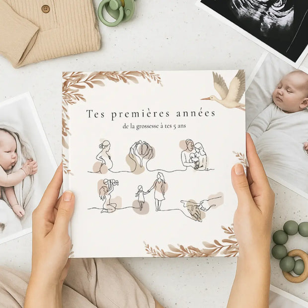 Livre de naissance - De la grossesse à tes 5 ans