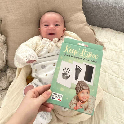Keep’Love : Ce kit d’empreinte pour bébé qui fait l’unanimité