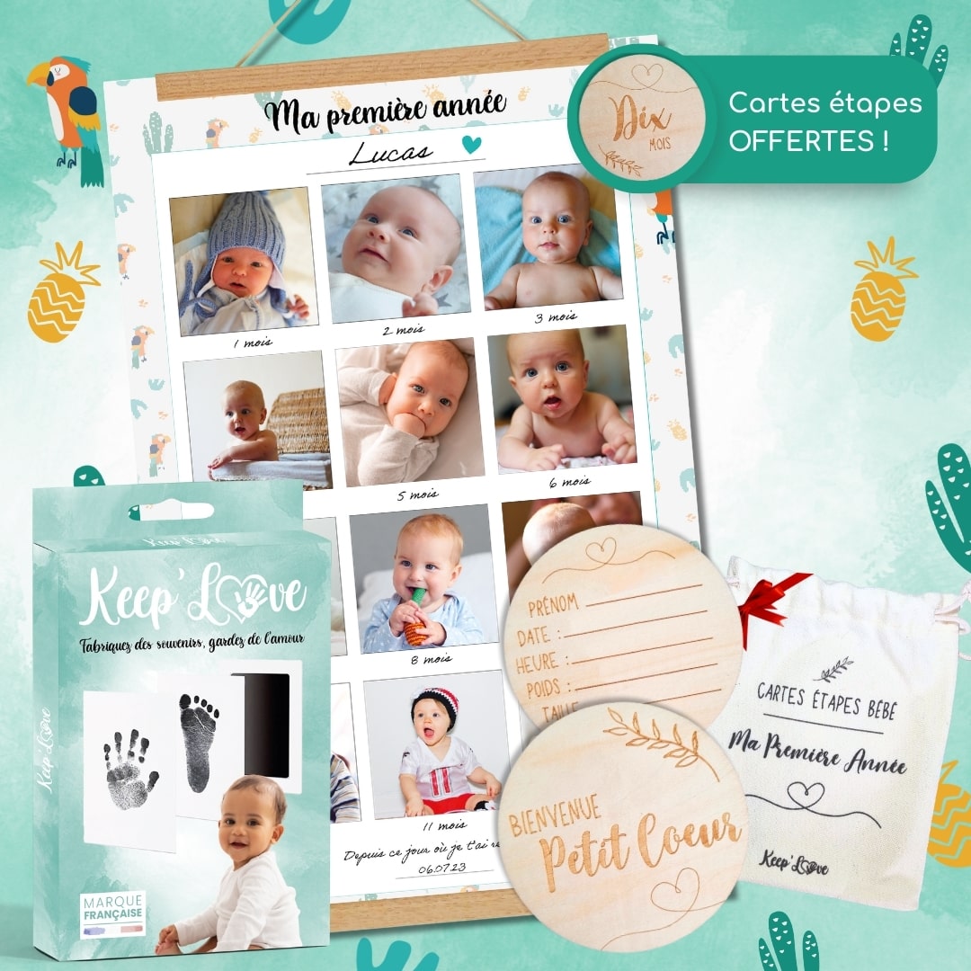 Affiche "Ma Première Année" à compléter (Modèle Perroquet)