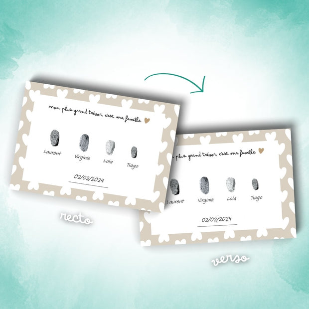 Coffret Empreintes "Ma Famille d'Amour"