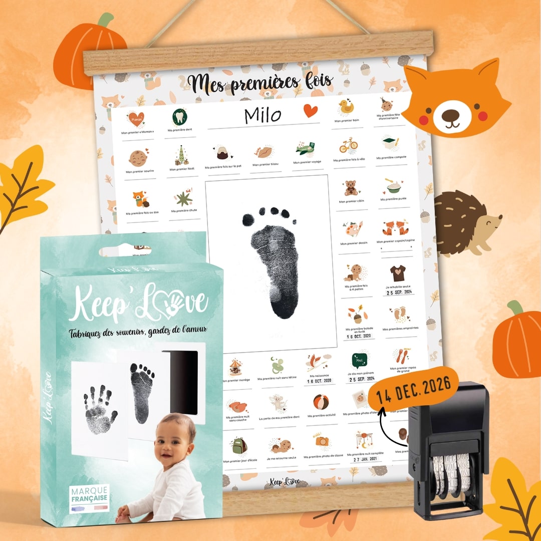 Keep'Love - Kit d'empreintes pour mains et pieds de bébé – Keep'Love