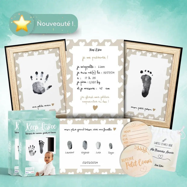 Coffret Cadeau Naissance Bébé – Souvenirs à Créer et Garder