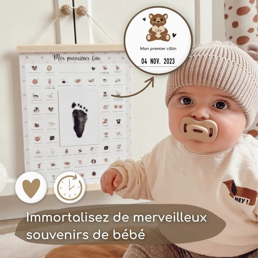souvenirs naissance mes premières fois bébé