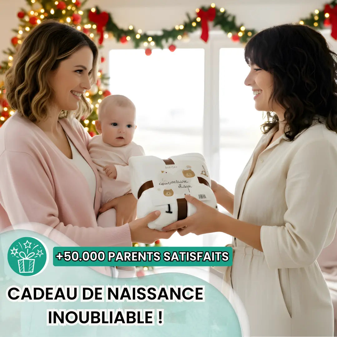 Couverture Étape Bébé Ourson – Tapis Photo Mois Mixte