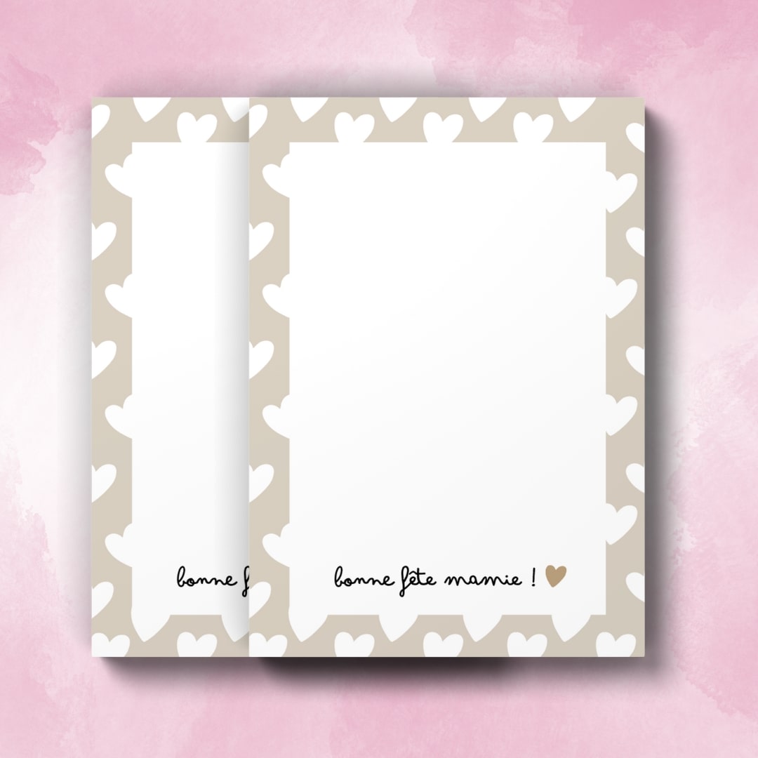 Carte Fête des Grand-Mères - Bonne Fête Mamie