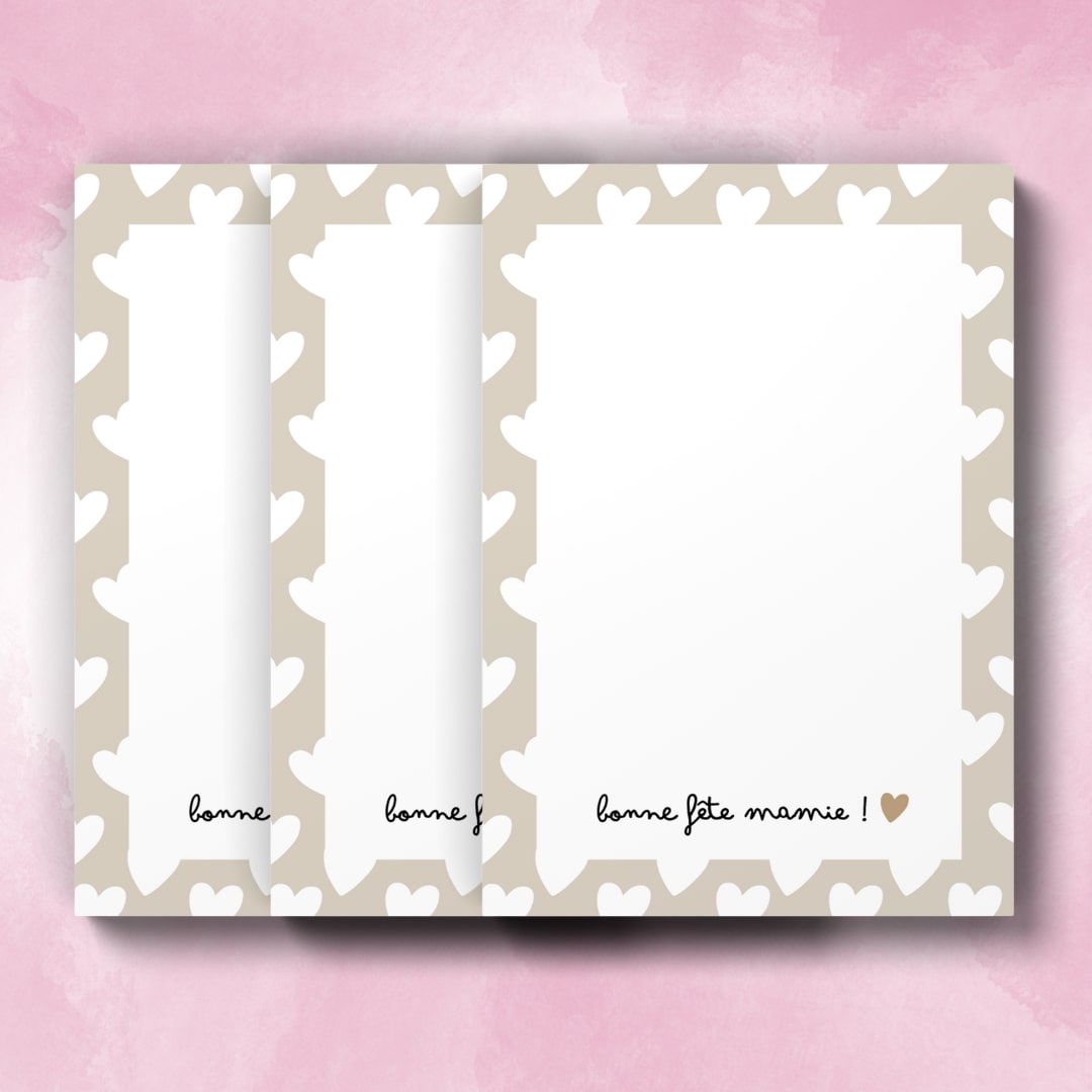 Carte Fête des Grand-Mères - Bonne Fête Mamie