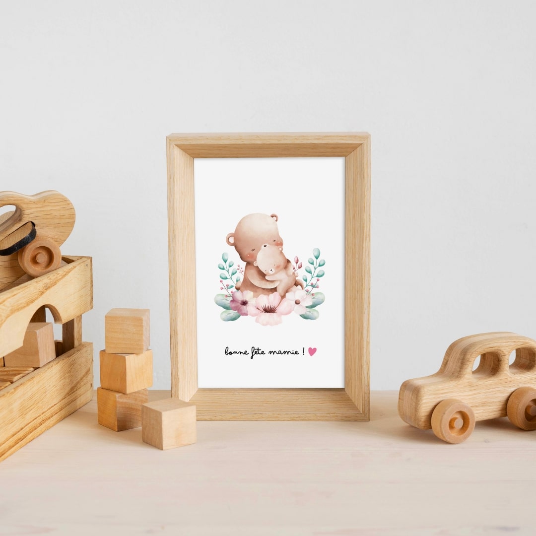 Coffret Ourson Fête des Grands-Mères - Bonne Fête Mamie