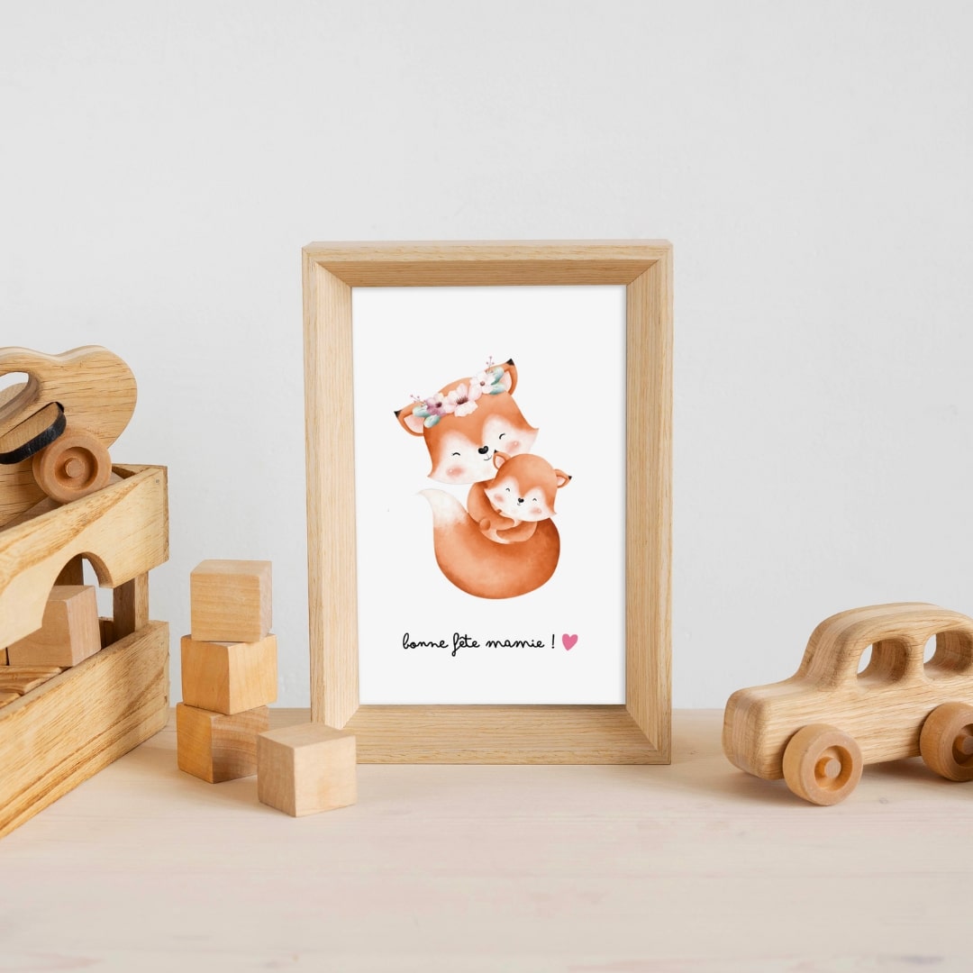 Coffret Renard Fête des Grands-Mères - Bonne Fête Mamie