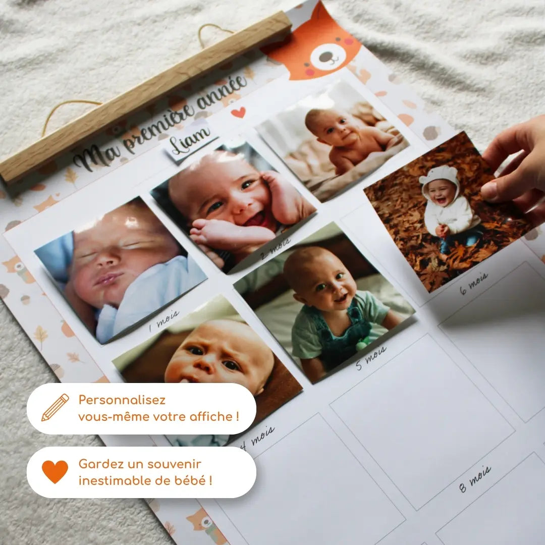 Affiche "Ma Première Année" à compléter (Modèle Renard)