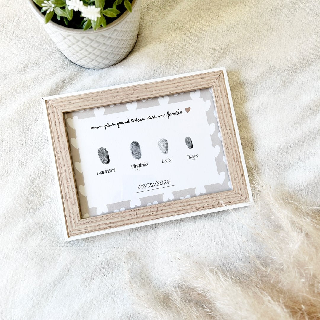 Carte à Personnaliser - Mon Plus Grand Trésor C'est Ma Famille