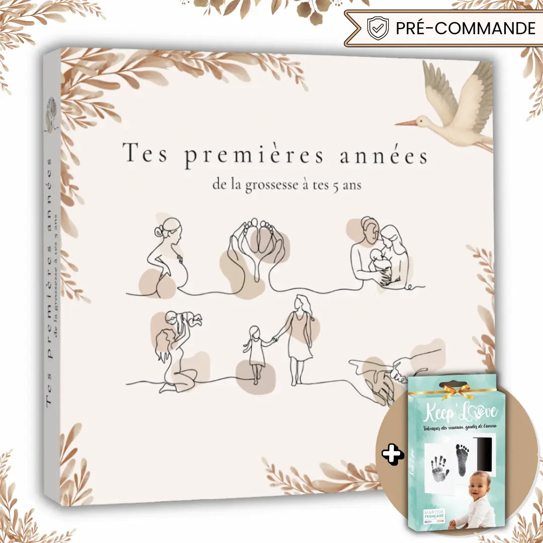 Livre de naissance - De la grossesse à tes 5 ans