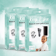 Keep’Love - Kit d'empreintes pour mains et pieds de bébé
