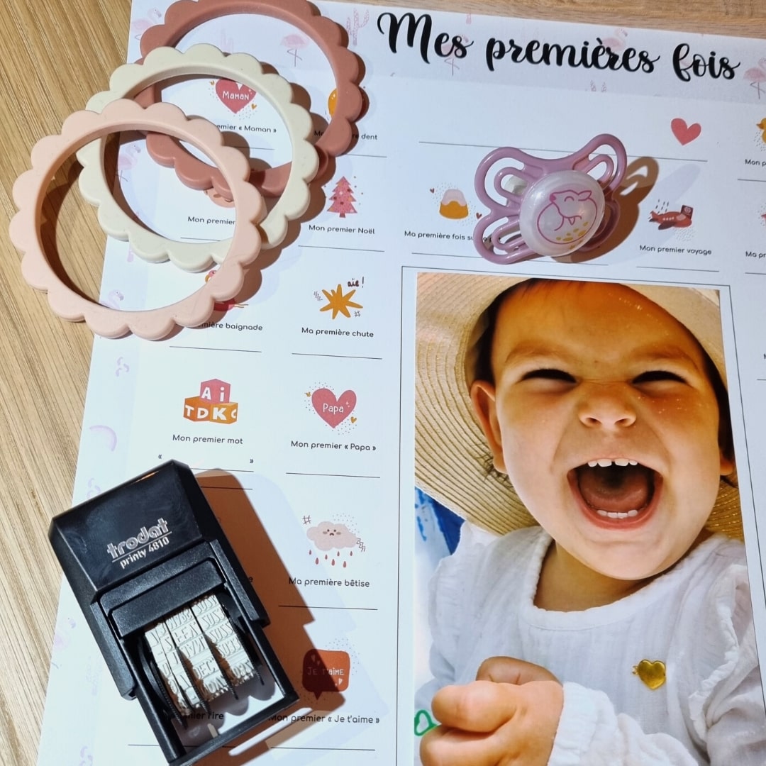 Tampon Dateur - Affiche "Mes Premières Fois"