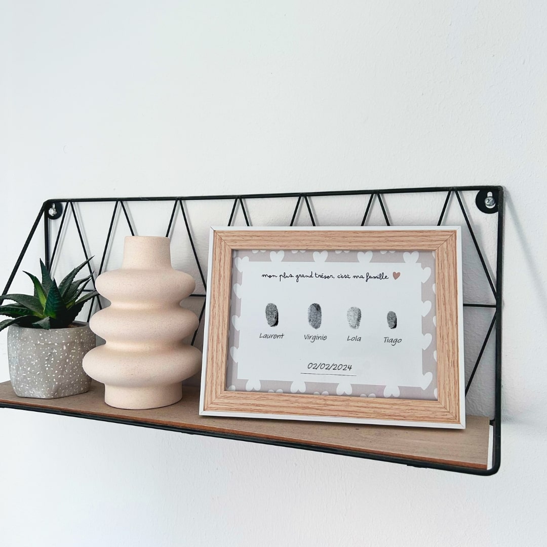 Carte à Personnaliser - Mon Plus Grand Trésor C'est Ma Famille