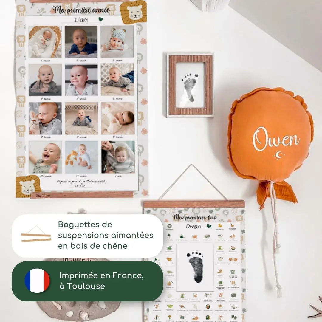 Affiche "Ma Première Année" à compléter (Modèle Lion)