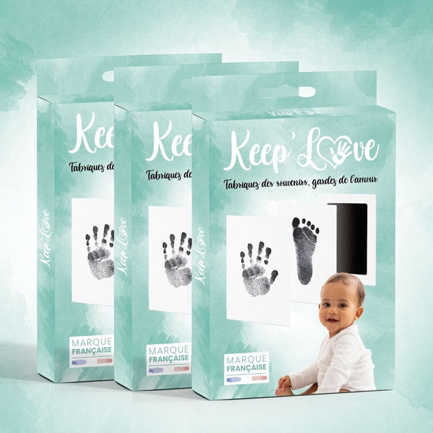 Kit d'empreintes pour mains et pieds de bébé