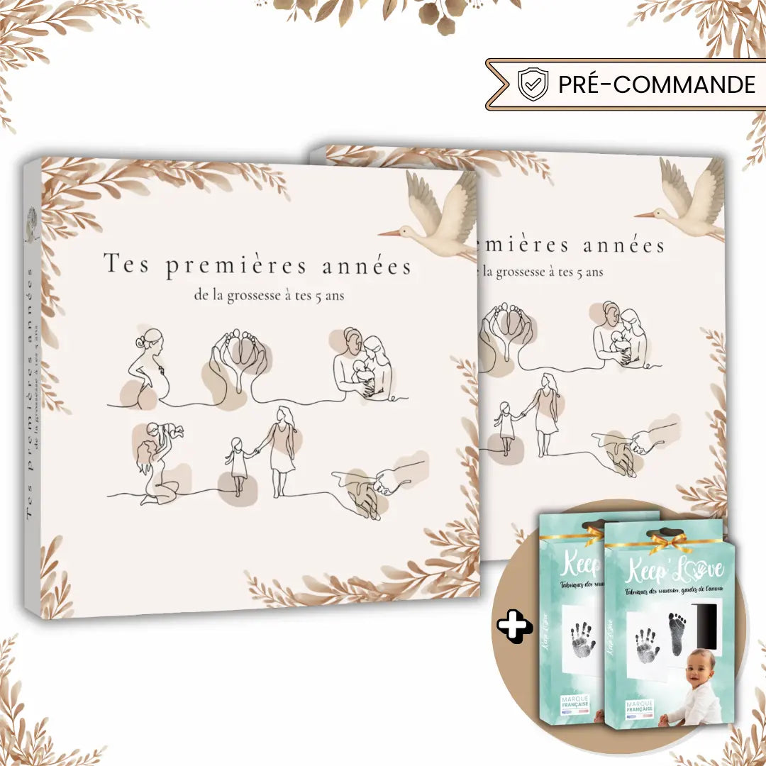 Livre de naissance - De la grossesse à tes 5 ans