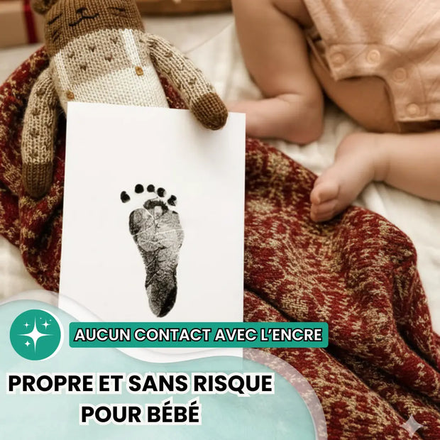 Kit Empreinte Bébé Mains et Pieds - Souvenir Naissance
