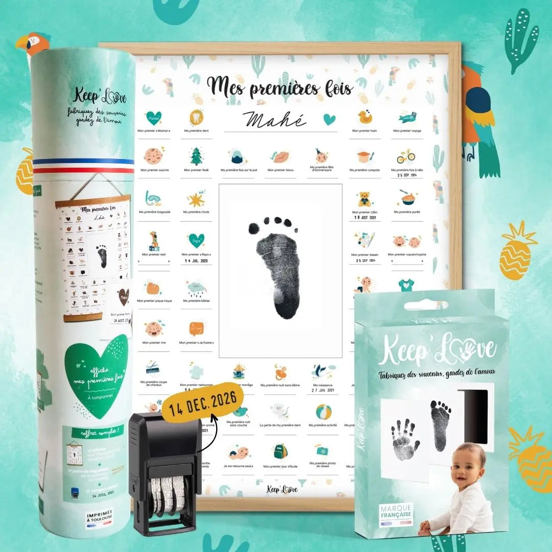 coffret complet mes première fois et empreintes bébé