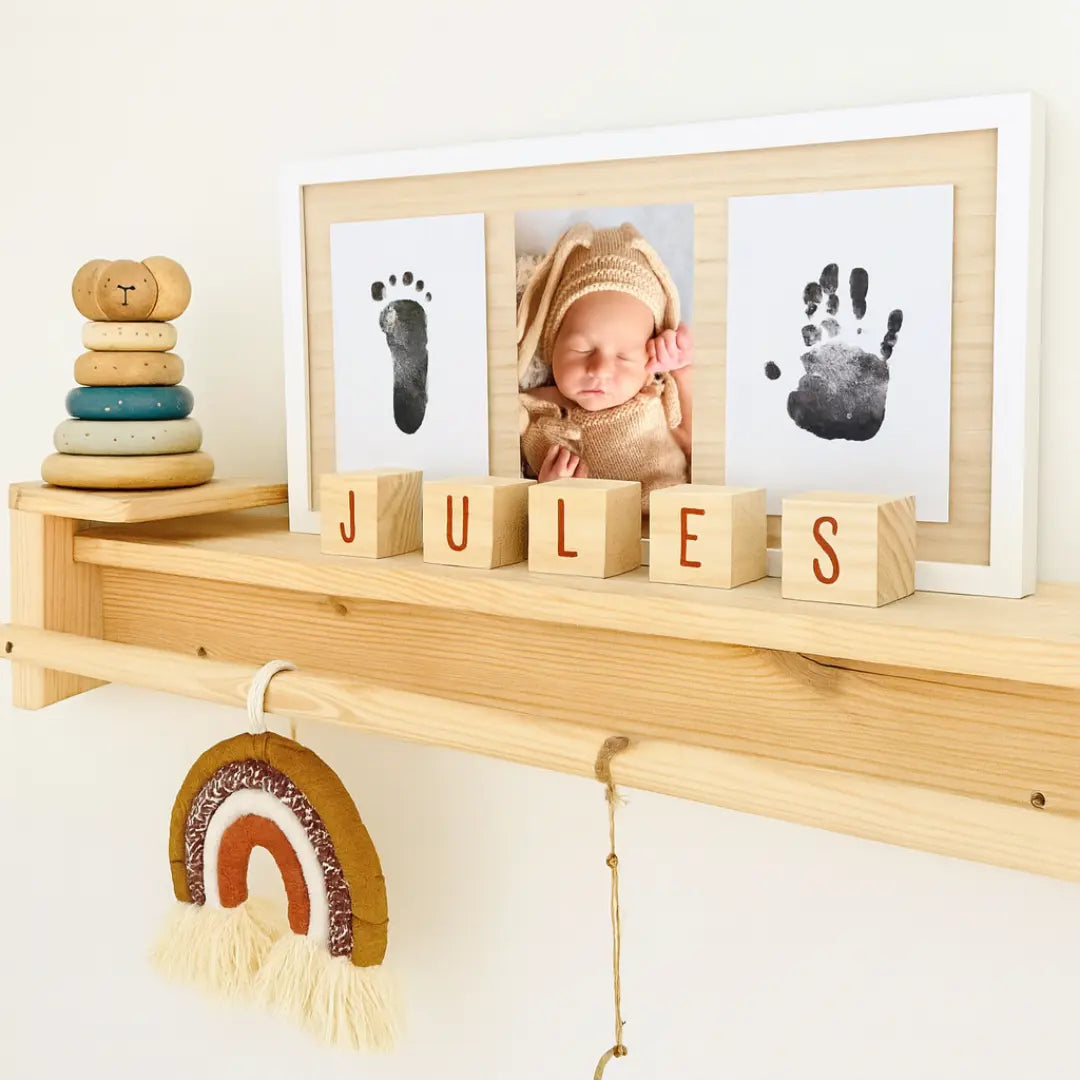 Coffret "TRIO LOVE" – Cadre Empreinte Bébé et Photo