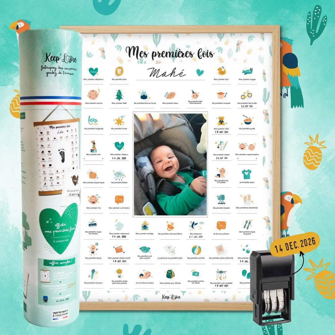 cadre mes premières fois perroquet