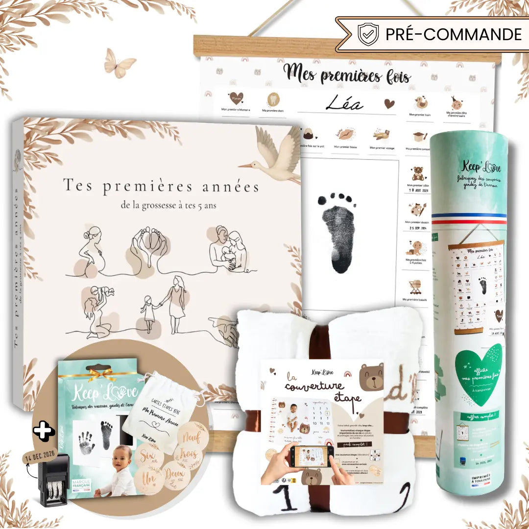 Livre de naissance - De la grossesse à tes 5 ans
