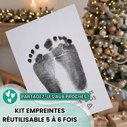 Kit Empreinte Bébé Mains et Pieds - Souvenir Naissance