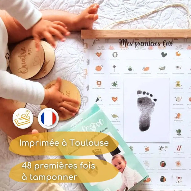 Affiche "Mes Premières Fois" à tamponner (Modèle Lion)