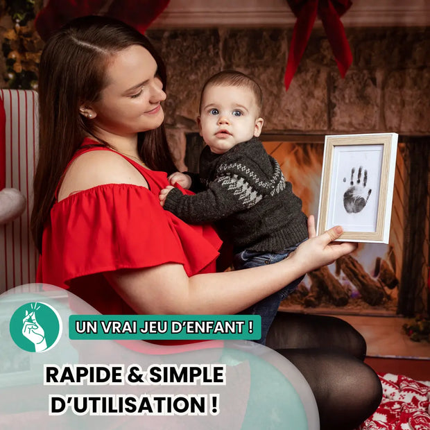 Kit Empreinte Bébé Mains et Pieds - Souvenir Naissance