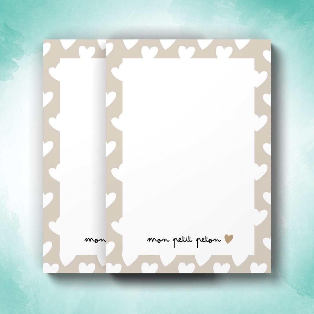 Carte à Personnaliser - Mon Petit Peton