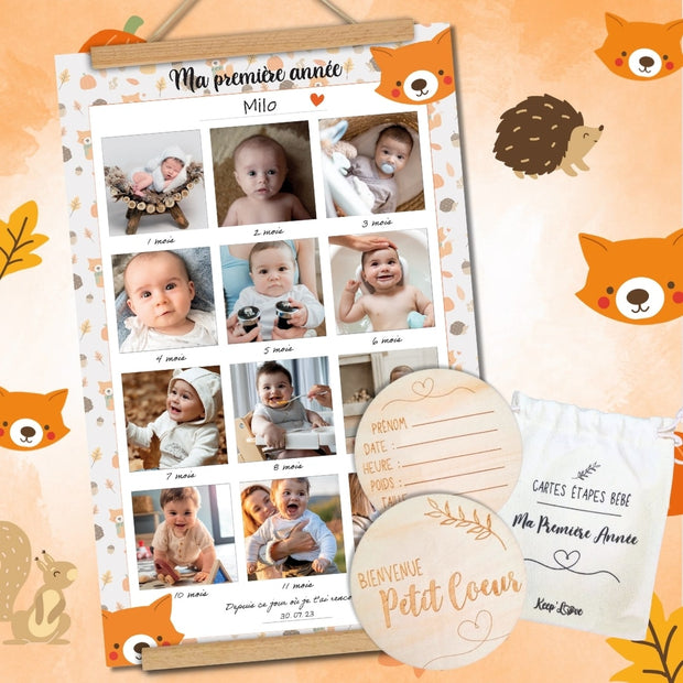 Keep'Love - Pack Souvenir Ma Première Année pour Bébé Keep'Love - Pack Souvenir Ma Première Année pour Bébé