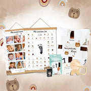 Affiche "Ma Première Année" à compléter (Modèle Ourson)