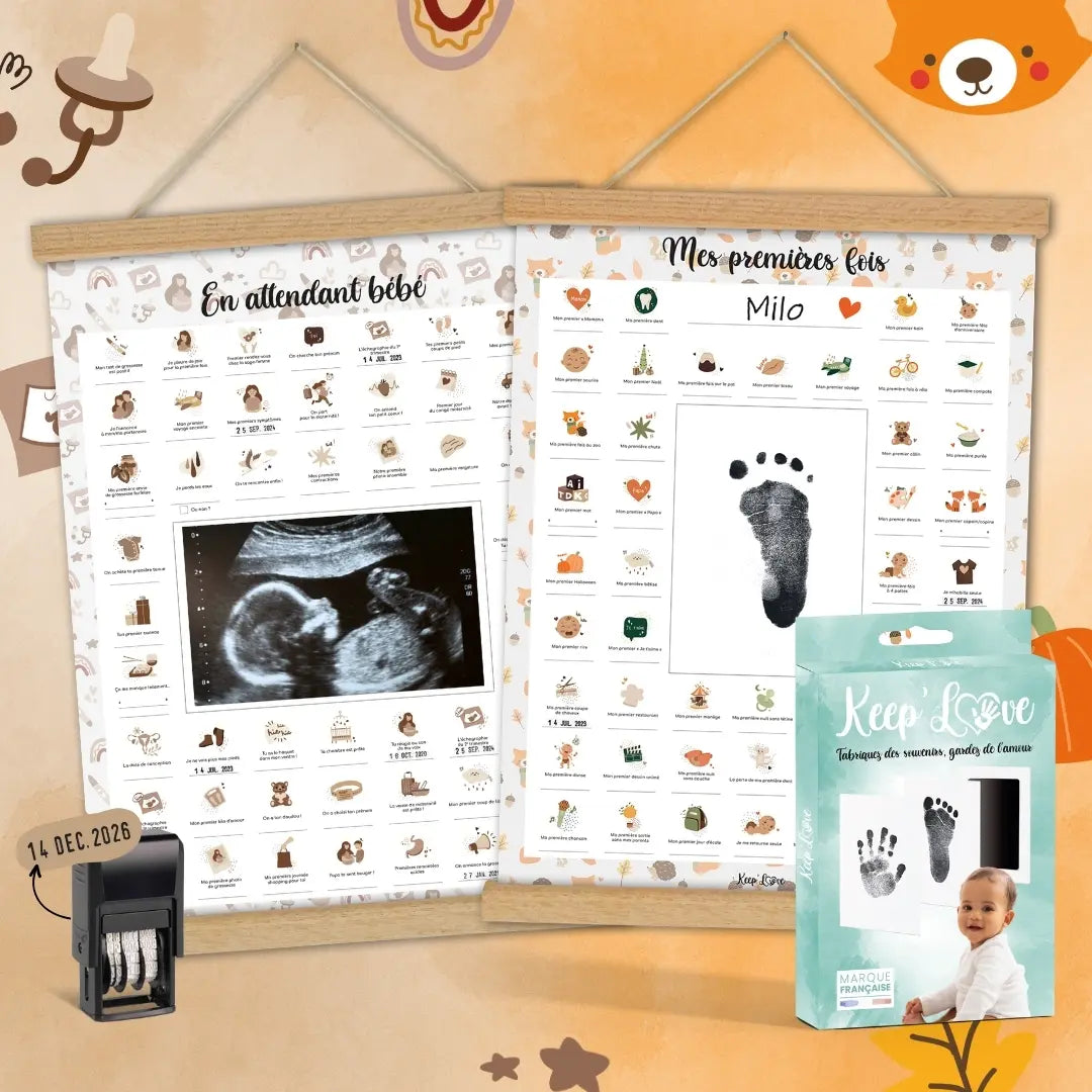 Un rituel doux pour suivre l’attente de bébé puis ses premières fois