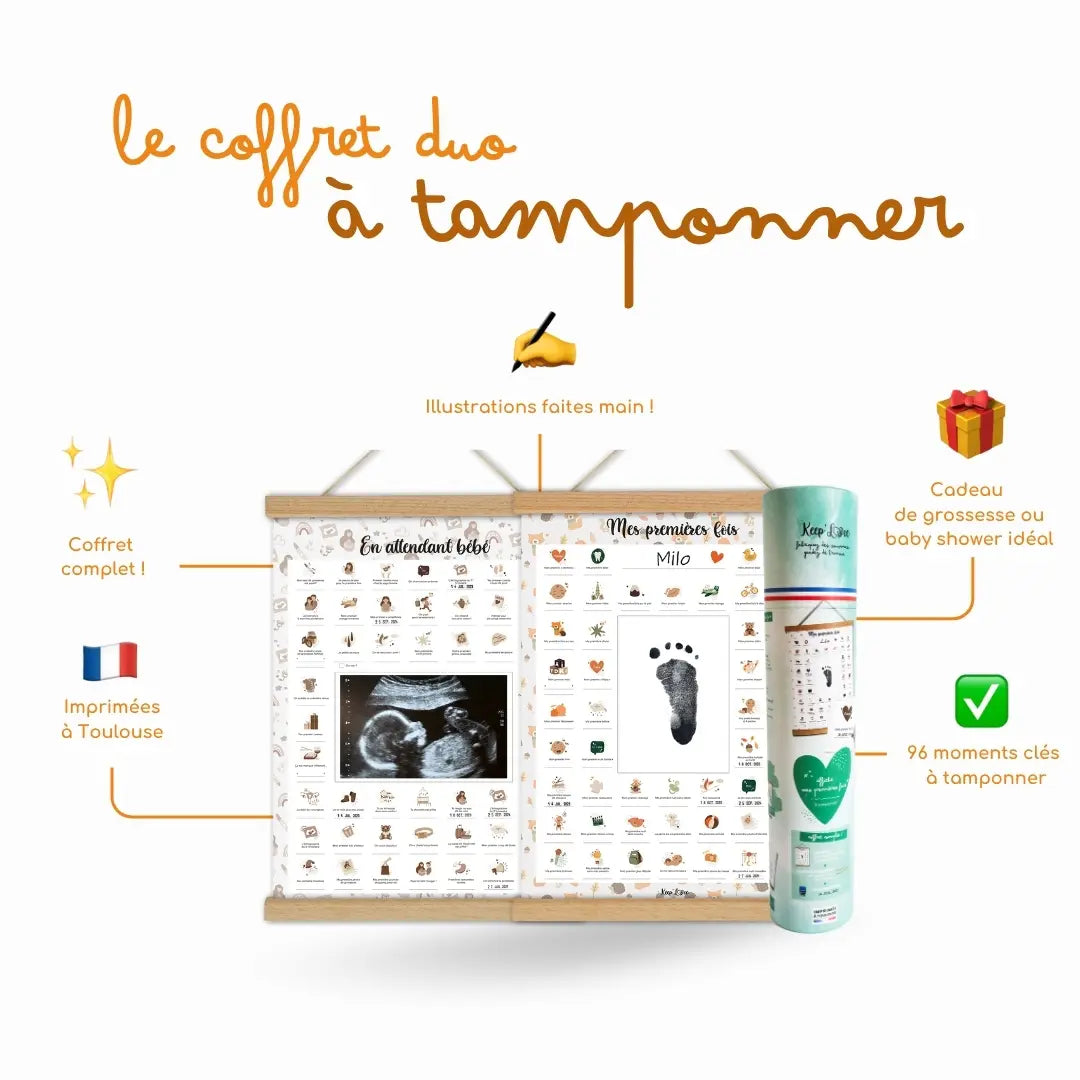 Coffret souvenir pour parents sensibles aux petits instants magiques