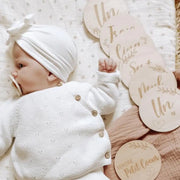 Cartes Étapes Bébé en bois - Ma Première Année