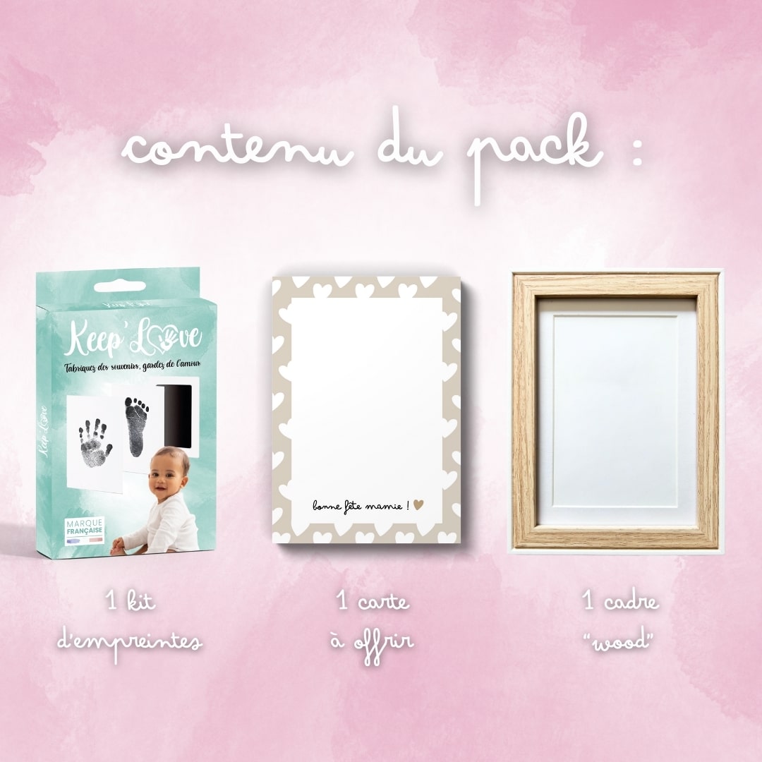 Coffret Wood Fête des Grands-Mères - Bonne Fête Mamie