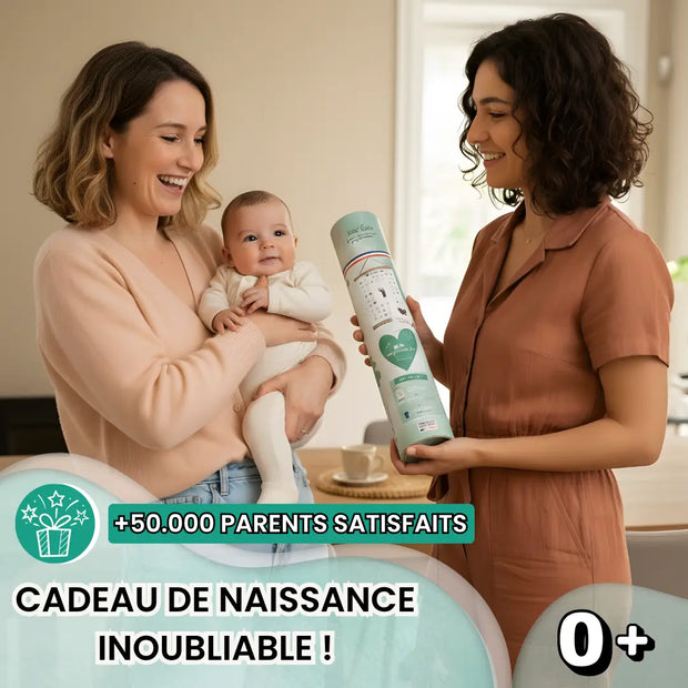 Affiche Mes Premières Fois à tamponner thème Ourson – souvenir de bébé à personnaliser avec prénom et empreinte, création Keep’Love