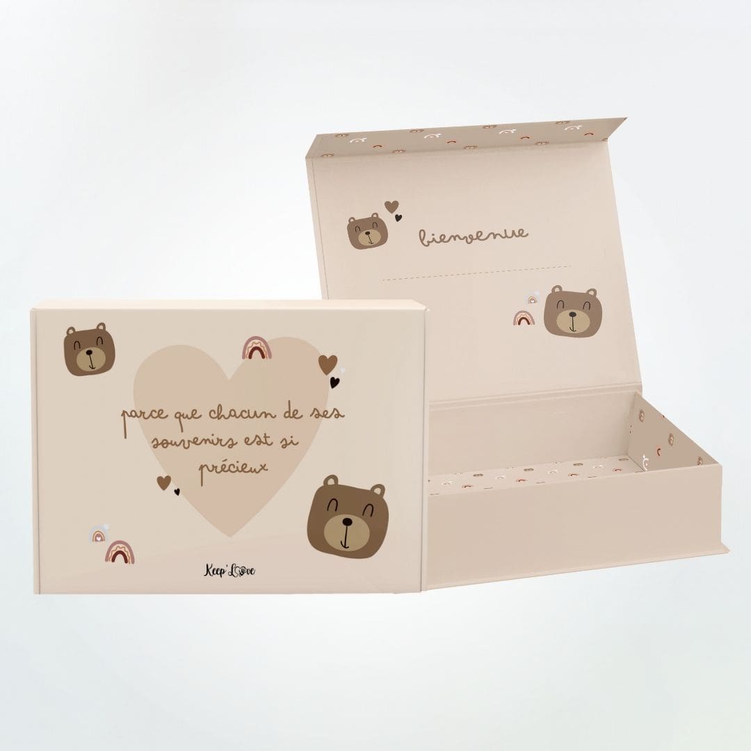 Boîte à souvenirs bébé Keep’Love – Designée en France