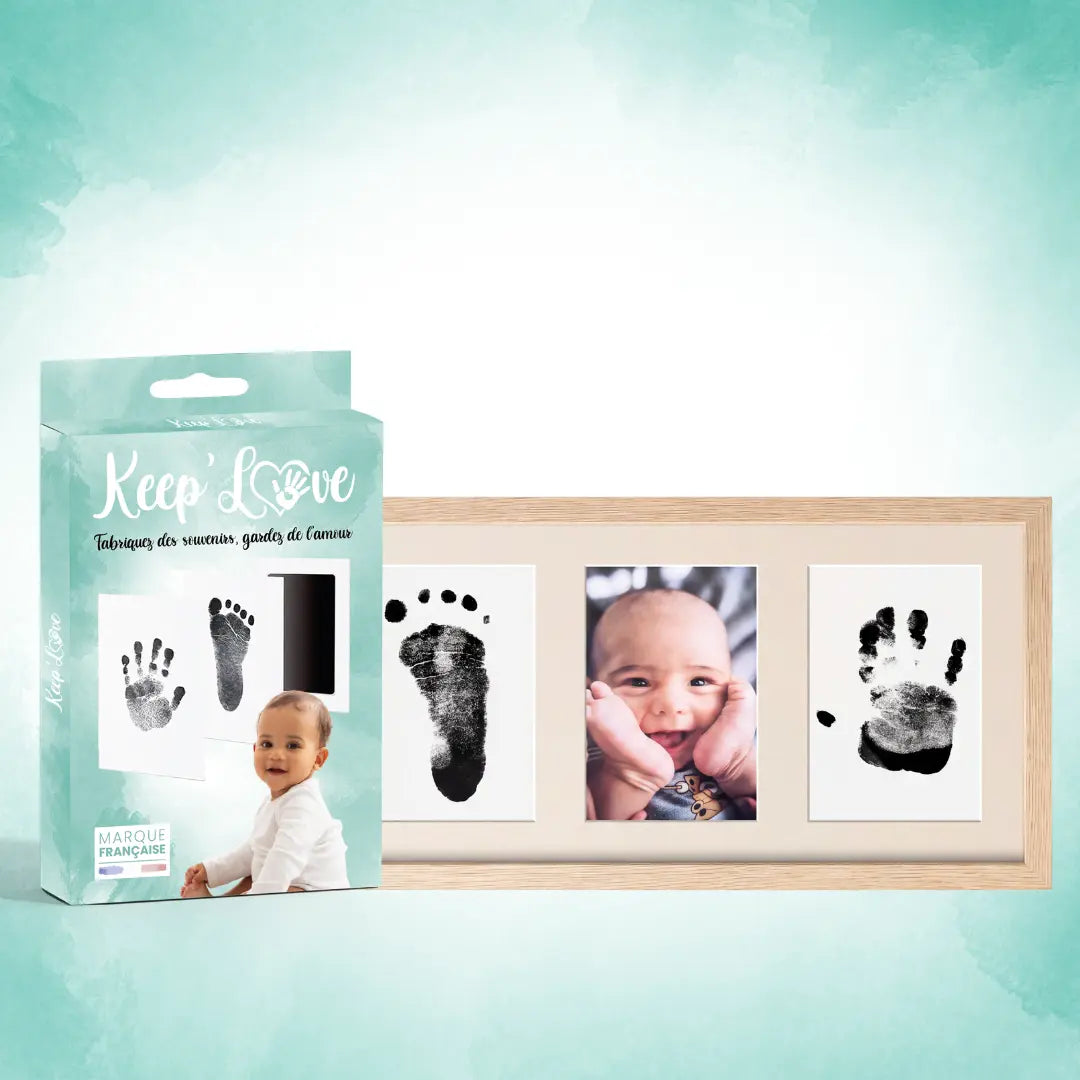 cadre photo empreinte bebe keeplove
