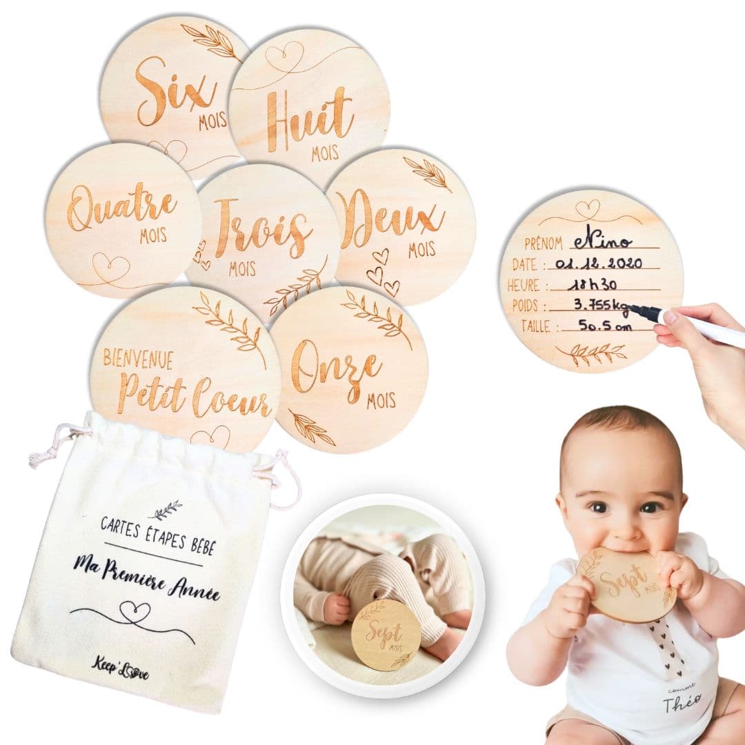 carte étape bébé keeplove