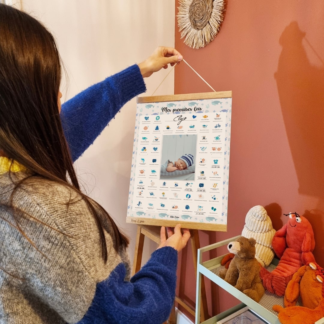 affiche mes premières fois baleine maman