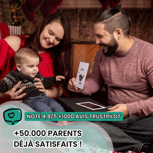 Kit Empreinte Bébé Keep’Love – cadeau de naissance original et touchant pour jeune maman ou futur papa