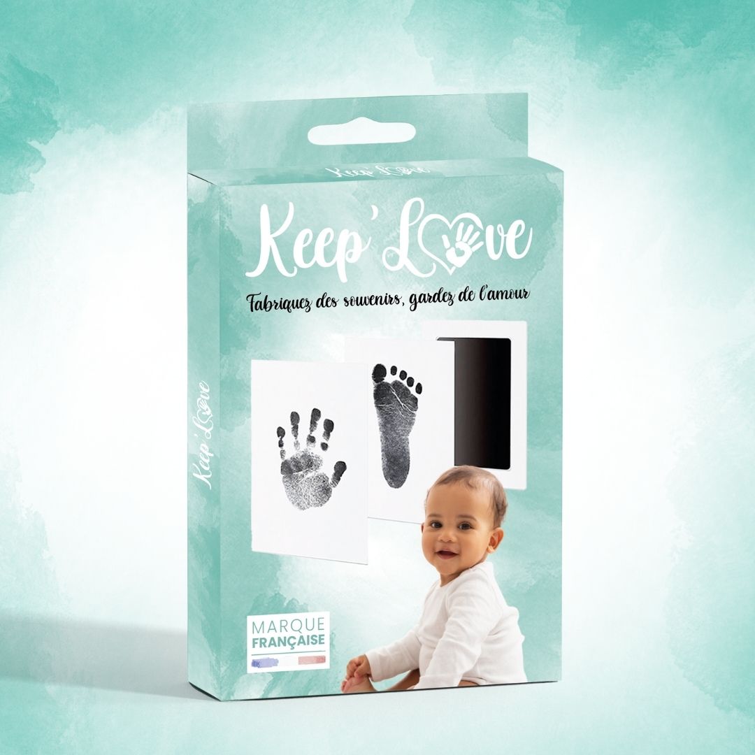 kit empreintes keeplove main pied bébé packaging