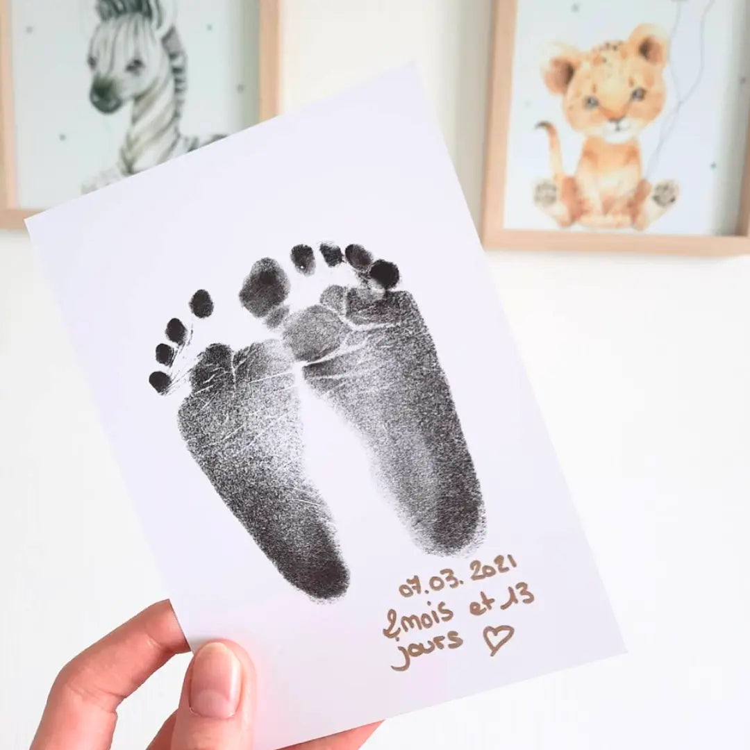 Kit Empreinte Bébé Mains et Pieds - Souvenir Naissance