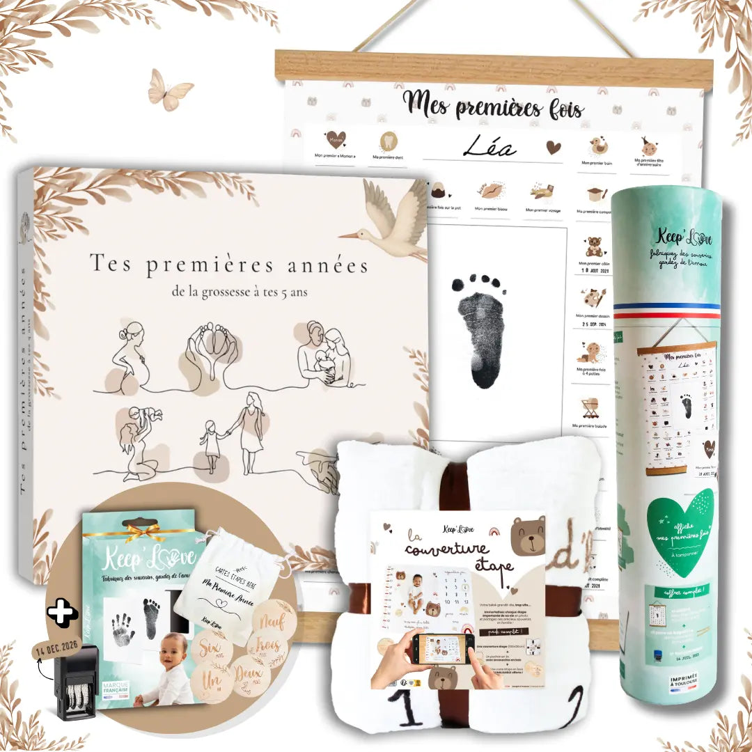 livre de naissance premium couverture élégante