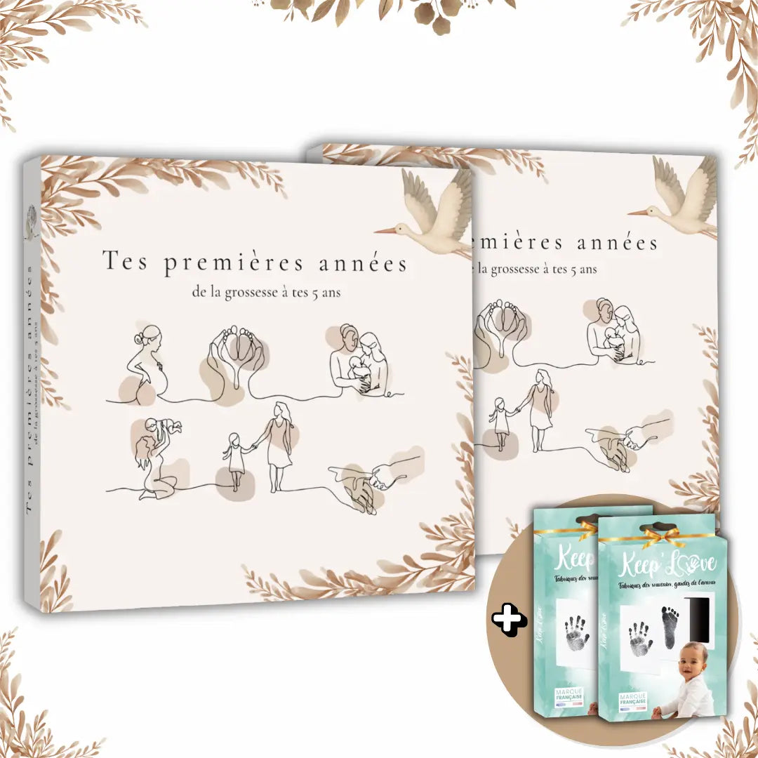Livre de naissance - De la grossesse à tes 5 ans