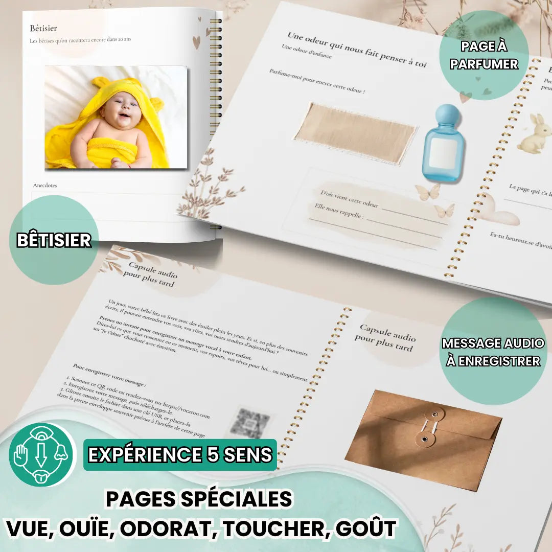 livre de naissance cadeau original bébé