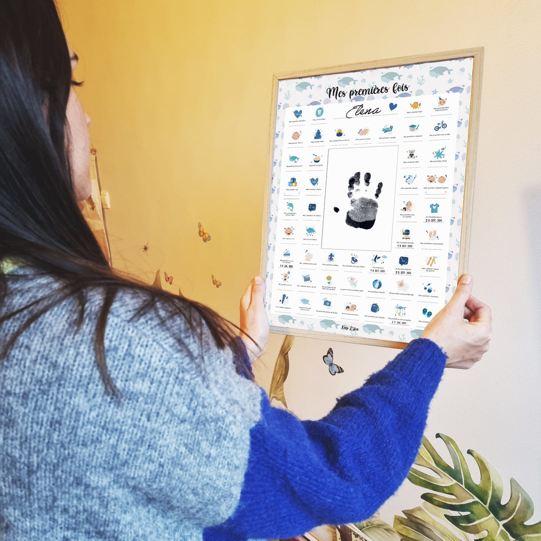 cadre mes premières fois baleine