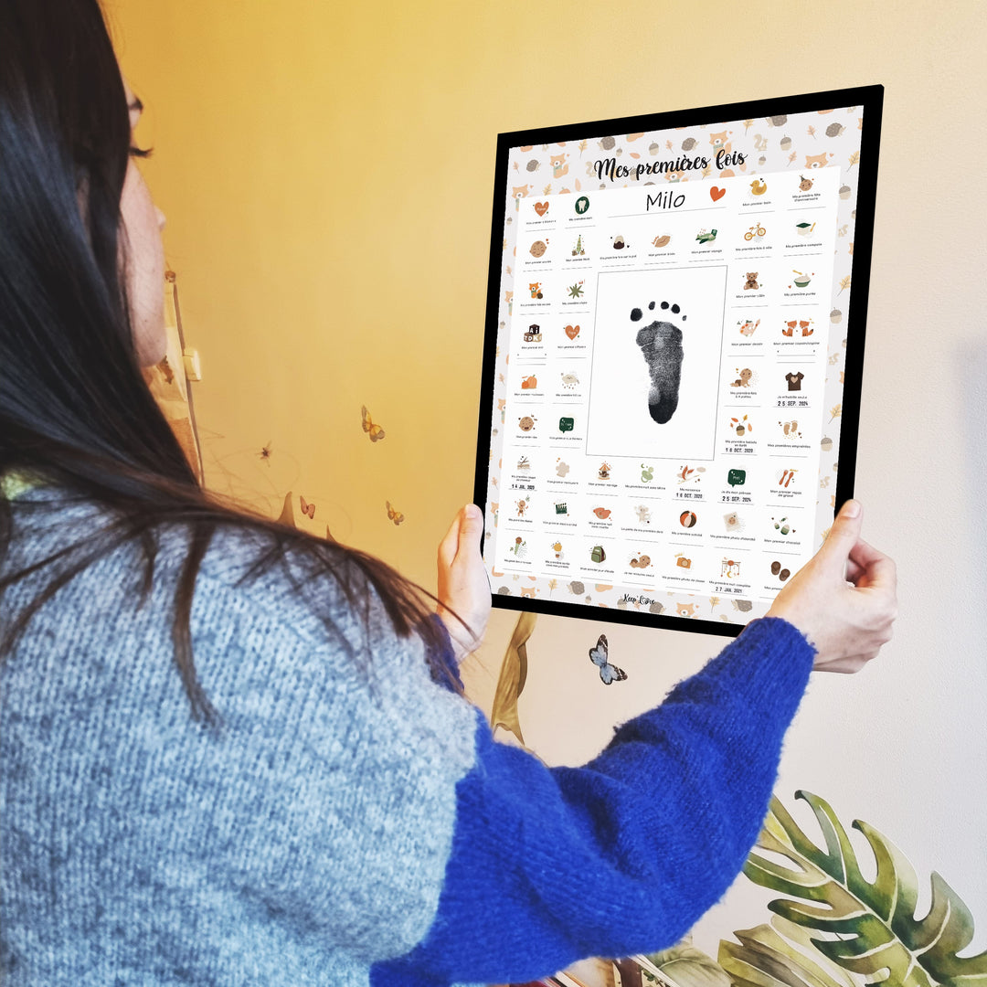 Coffret Cadre Noir “Mes Premières Fois” à tamponner – Thème Renard