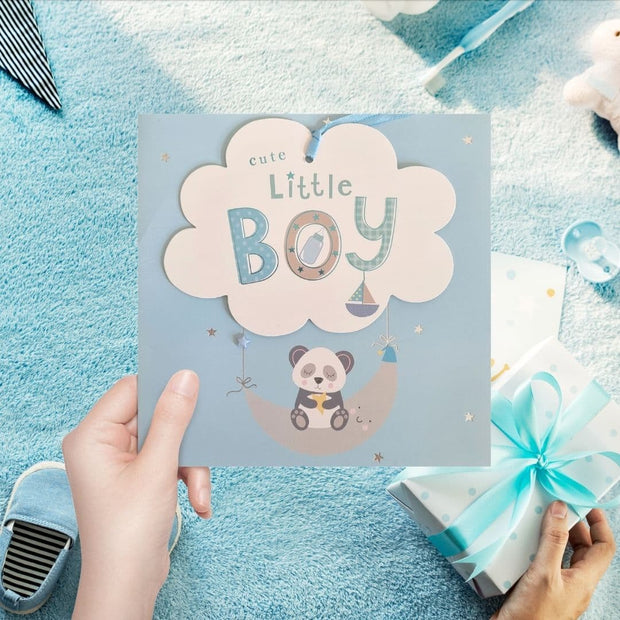 Carte Naissance "Cute Little Boy"